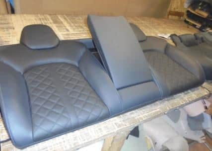 претапициране на автомобилни седалки